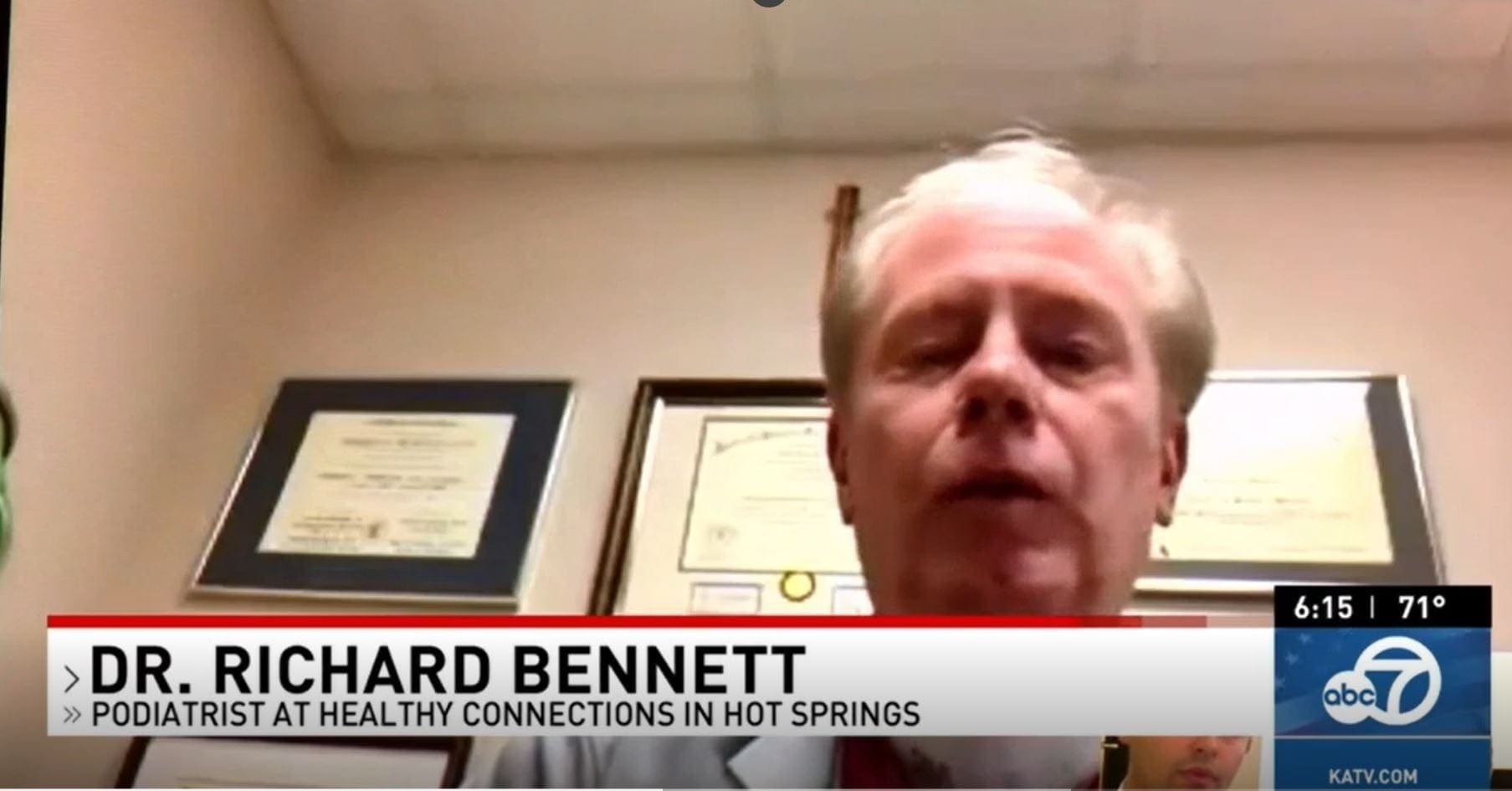 Podiatrist Bennett on KATV