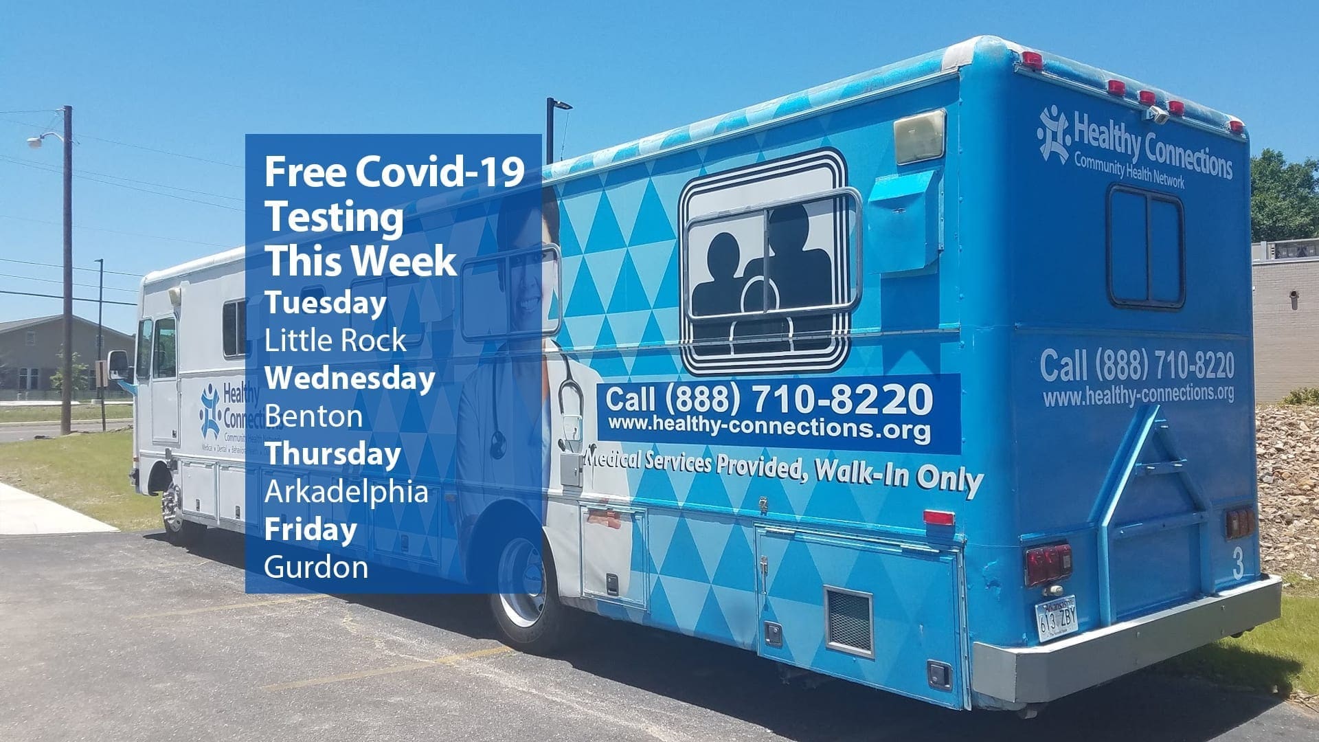 Free Covid-19 Testing Popups June 2-5