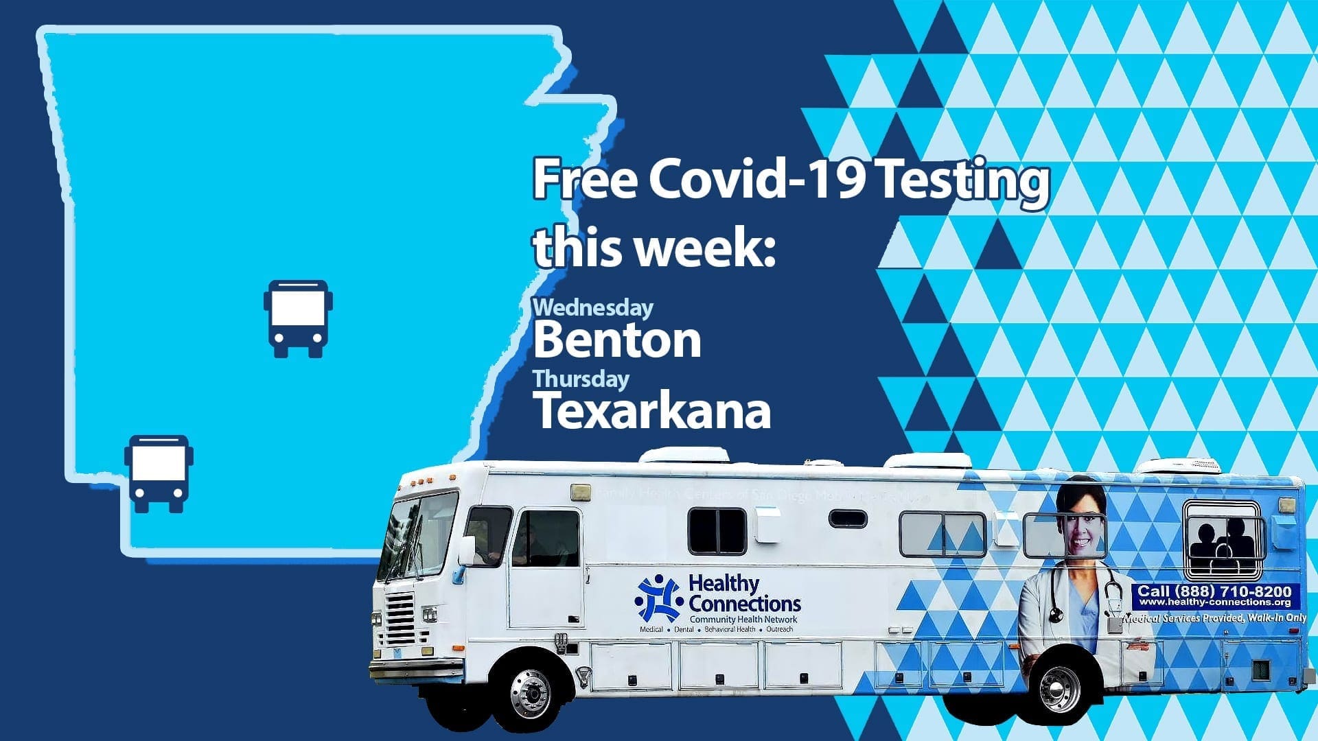 Free Covid-19 Testing in Benton, Texarkana