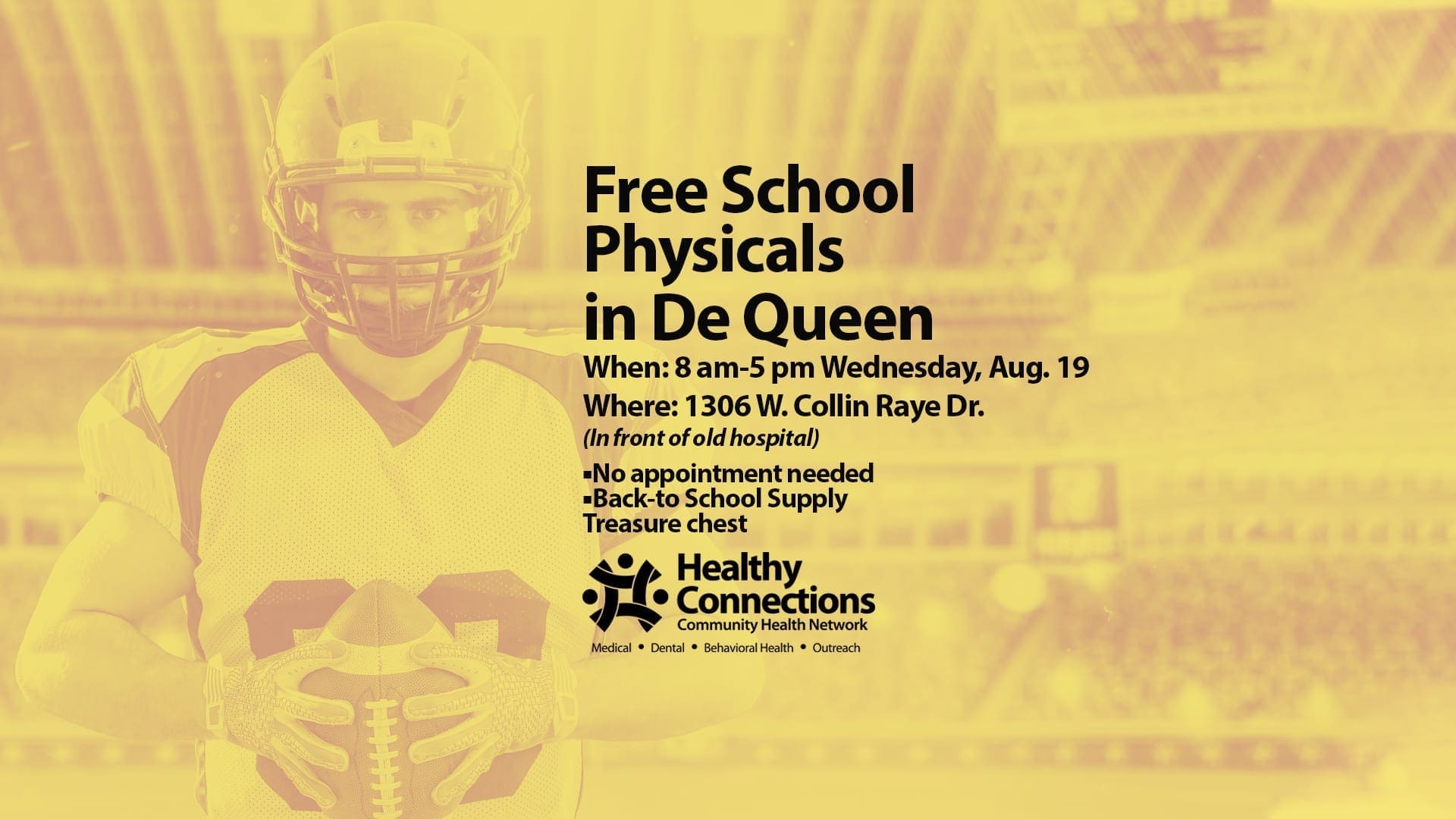 Free School Physicals in De Queen Aug. 19