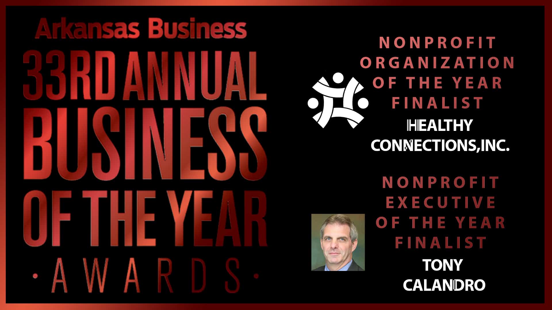 HCI, CEO Calandro Finalists for Arkansas Nonprofit Awards